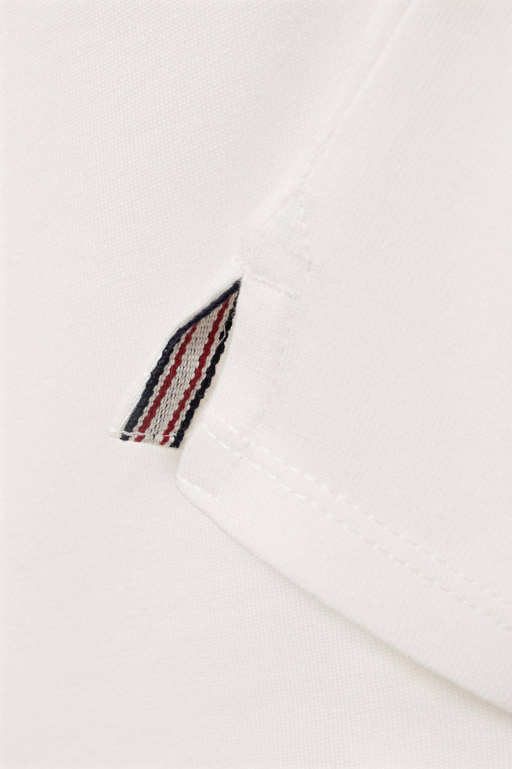 Mango Kids gestreepte polo wit