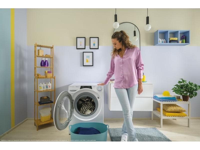 Candy Waschmaschine RO 1496DWMCT/1-S Links Frontlader mit 9 kg Ladekapazität