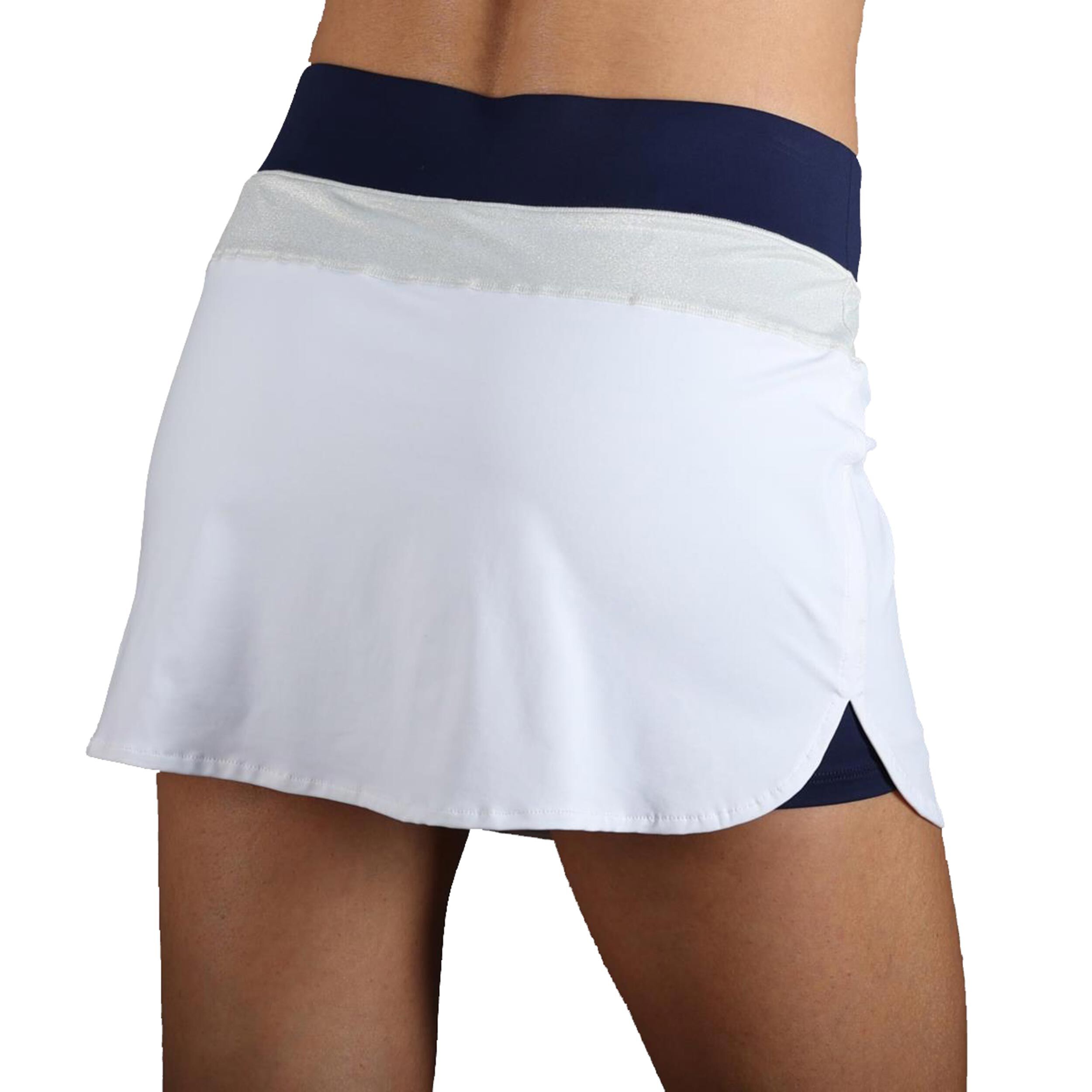 Endless Race Jupe Femmes - Blanc , Bleu Foncé