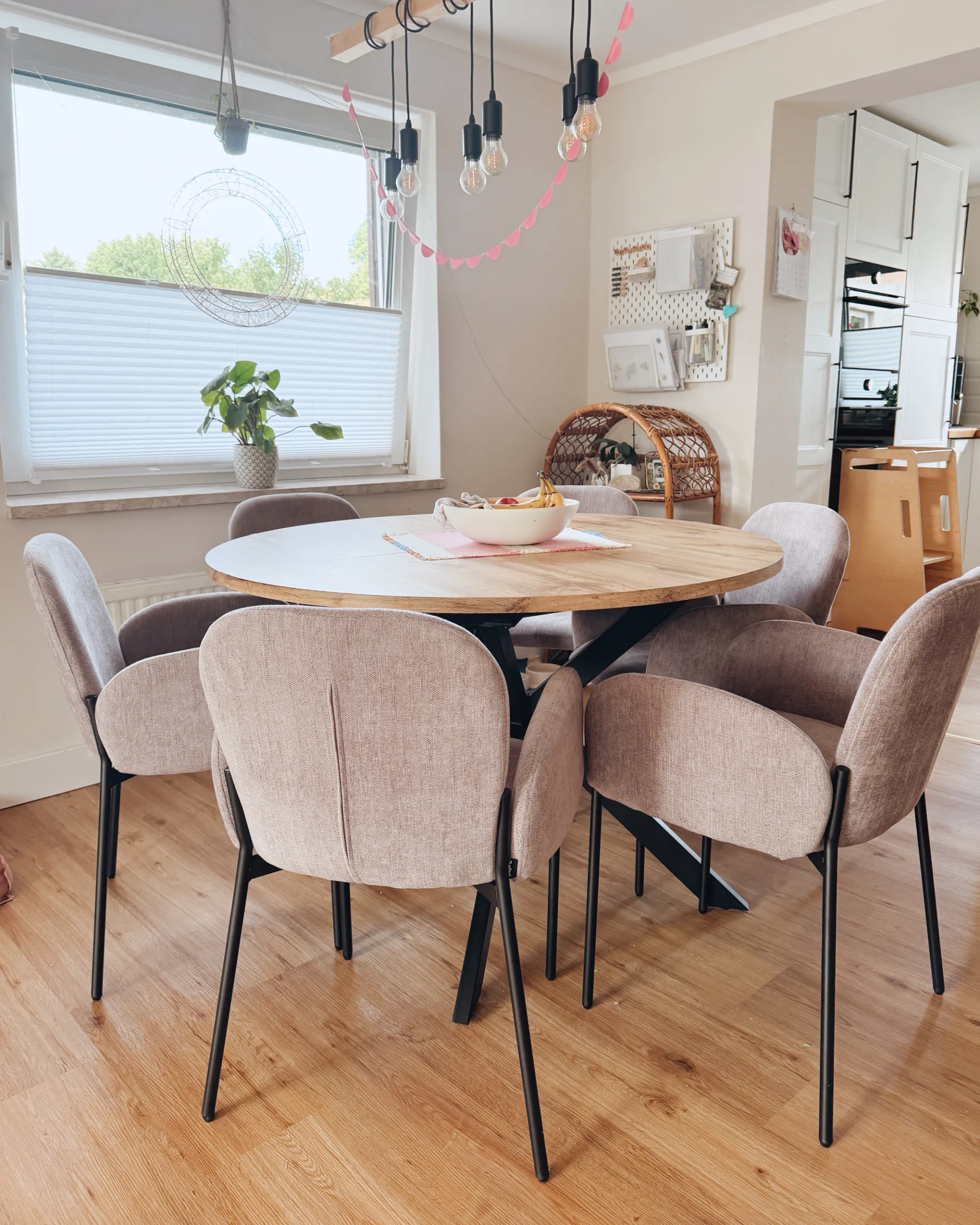 Set van 2 eetkamerstoelen ALBEE Roze