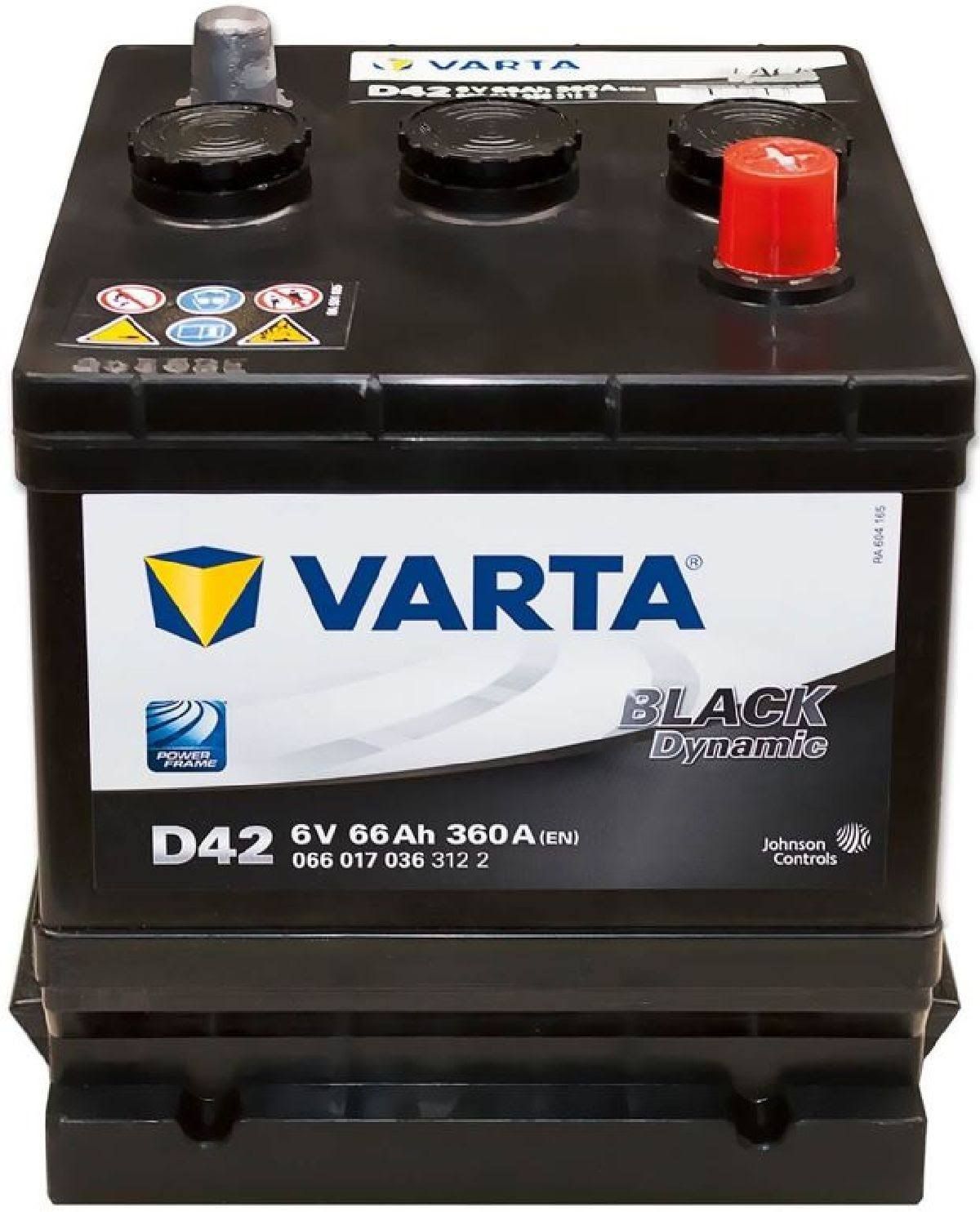 Varta Starter battery Black Dynamic 6V 66Ah 360A