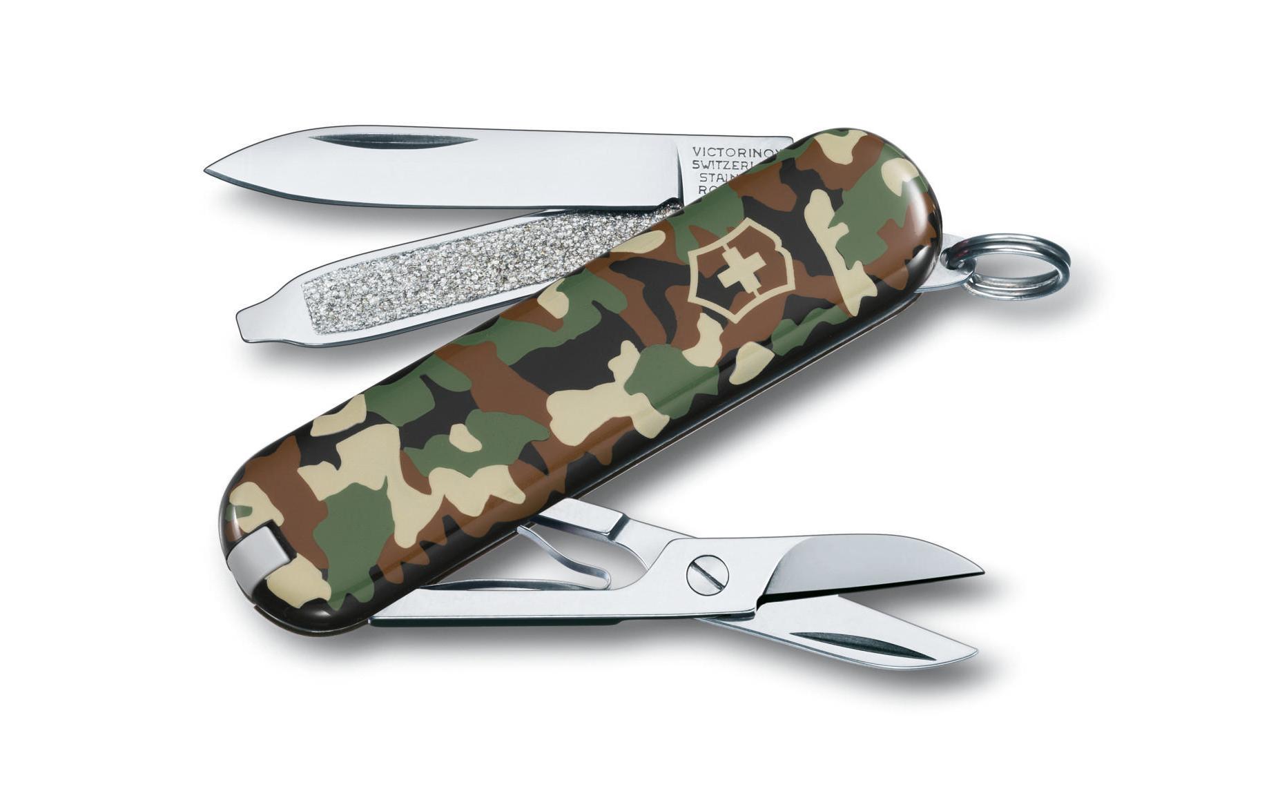Taschenmesser Classic SD, 58 mm, CamouflageSchweizer Sackmesser