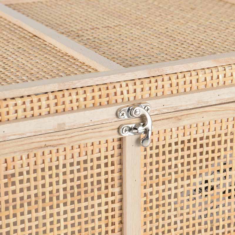 Malle en rotin 'Travel' beige