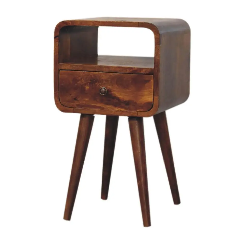 Artisan Furniture Massief Houten Kastanje Nachtkastje