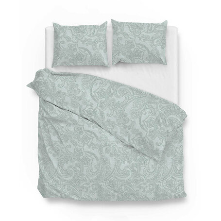 Dekbedovertrek Paisley di Lino - Mint Green