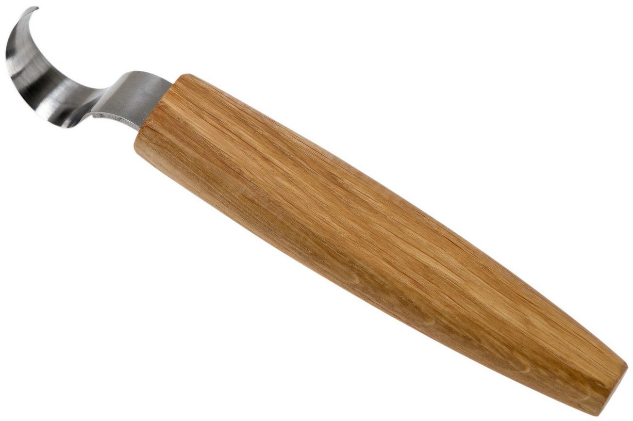 BeaverCraft Oak Spoon Carving Knife 25 mm SK1SOAK, rechtshandig lepelmes met schede
