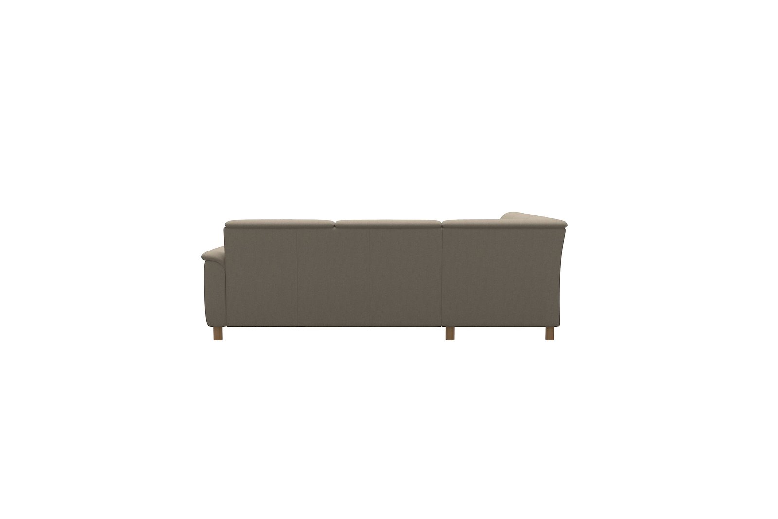 Flora hjørnesofa Calido Light Beige - 11cm eikeben