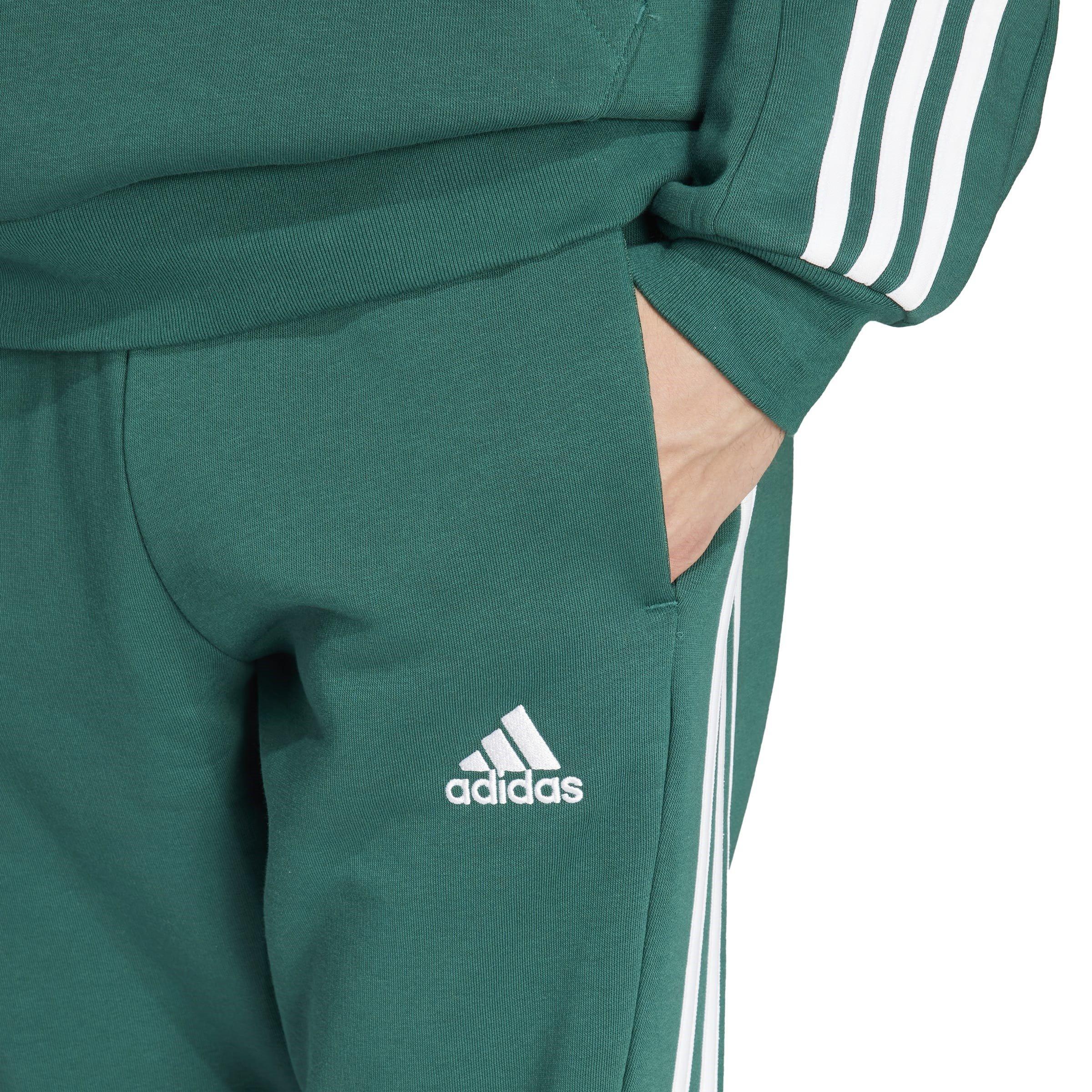 adidas Essentials Fleece Tapered Cuff 3-Stripes Joggers