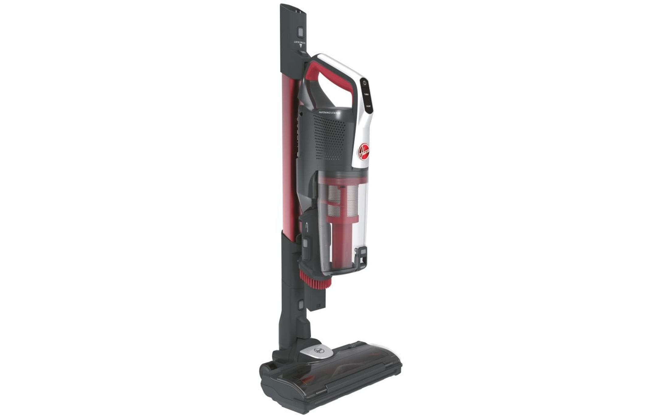 Akku-Hand- und Stielsauger HF522STH 011 Grau/Rot<br>Kompakter Besenstaubsauger ohne Kabel