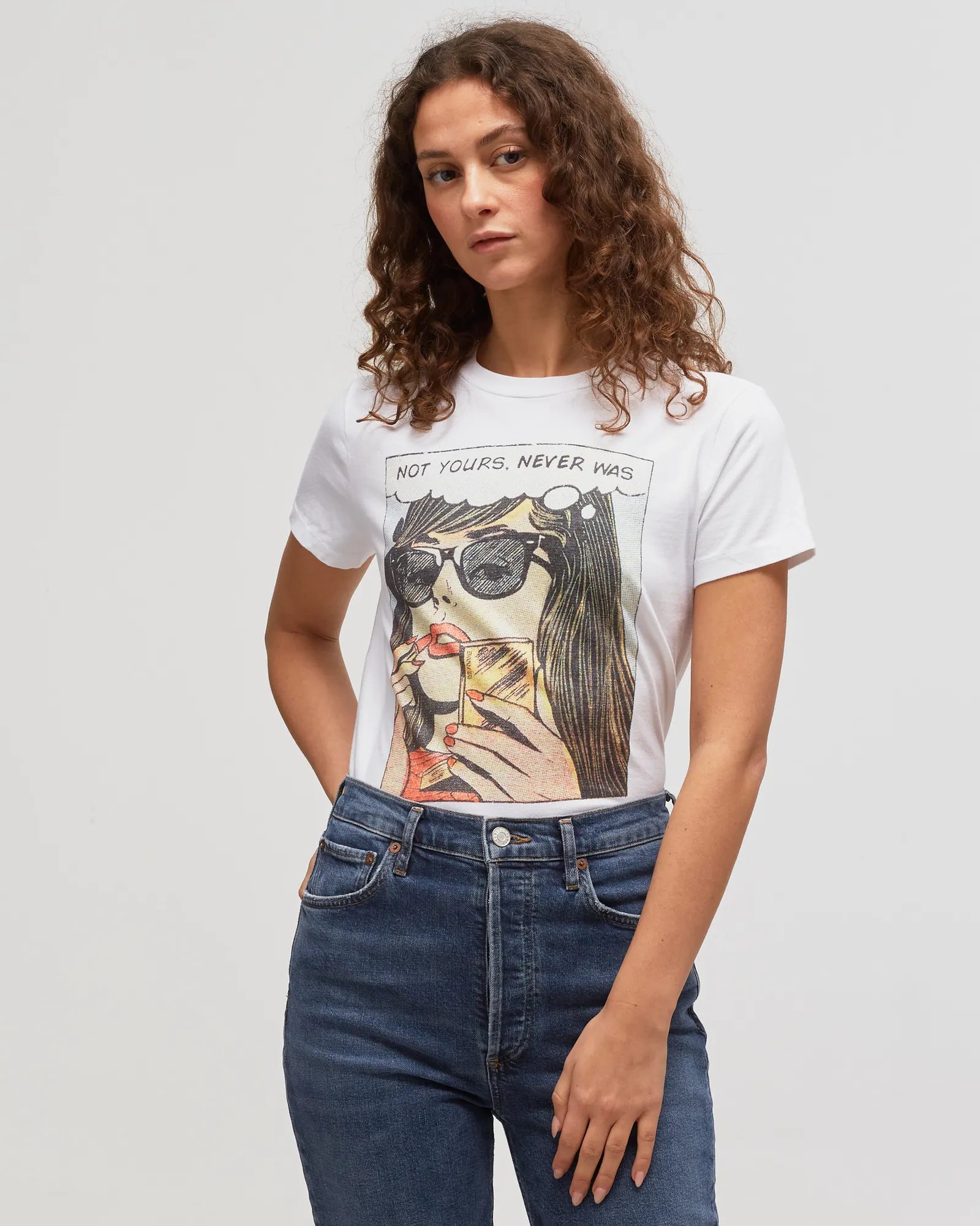 Re/Done CLASSIC TEE NOT YOURS