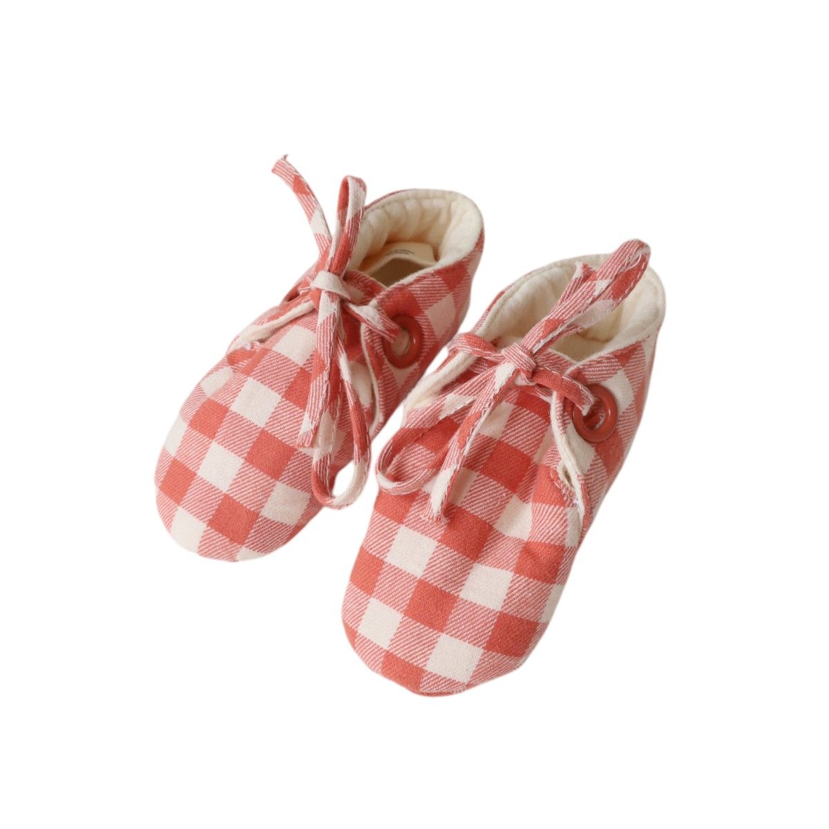 Chaussons vichy - La petite poule rousse Jolie saison