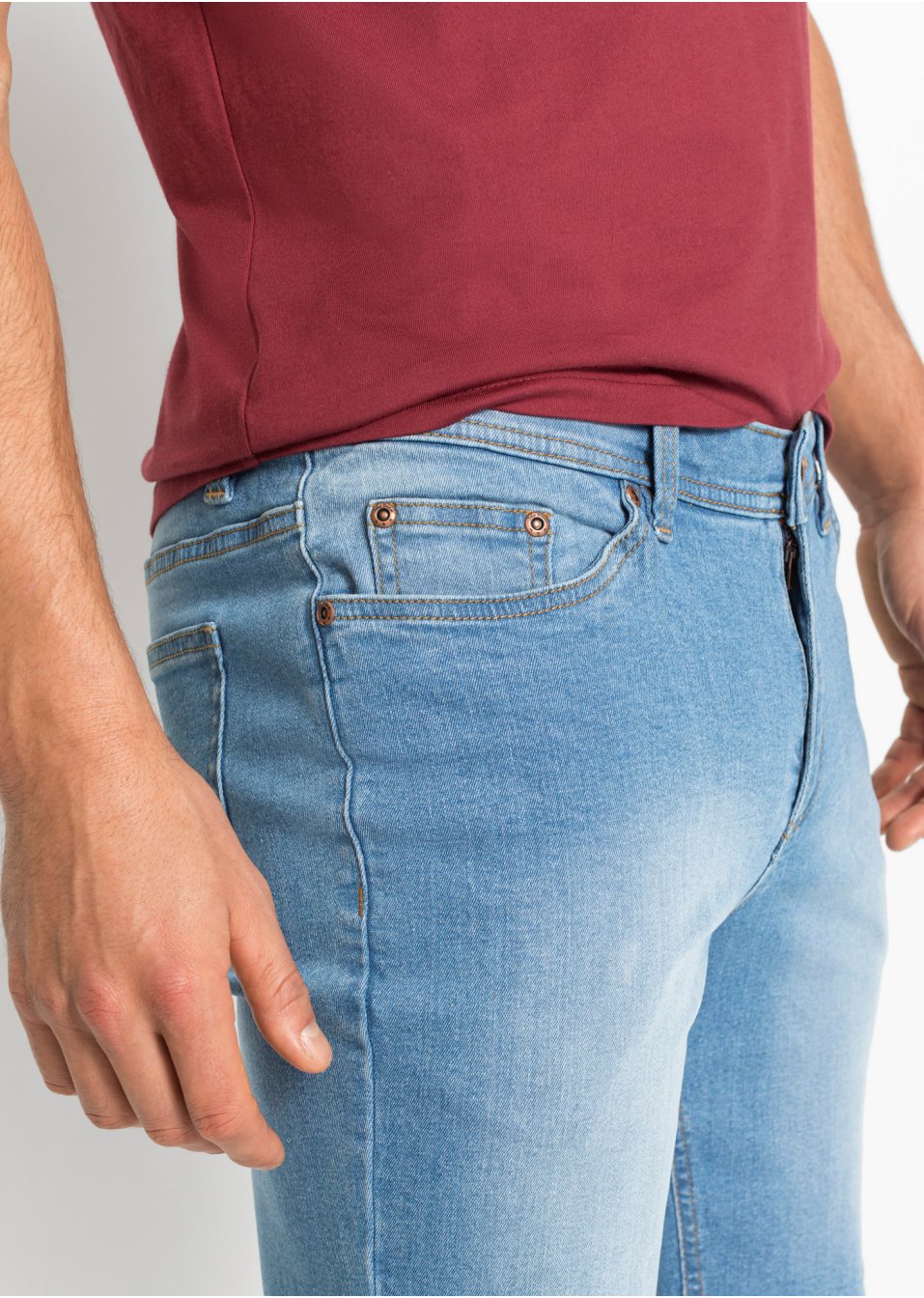 Lot de 2 bermudas en jean extensibles, Regular Fit