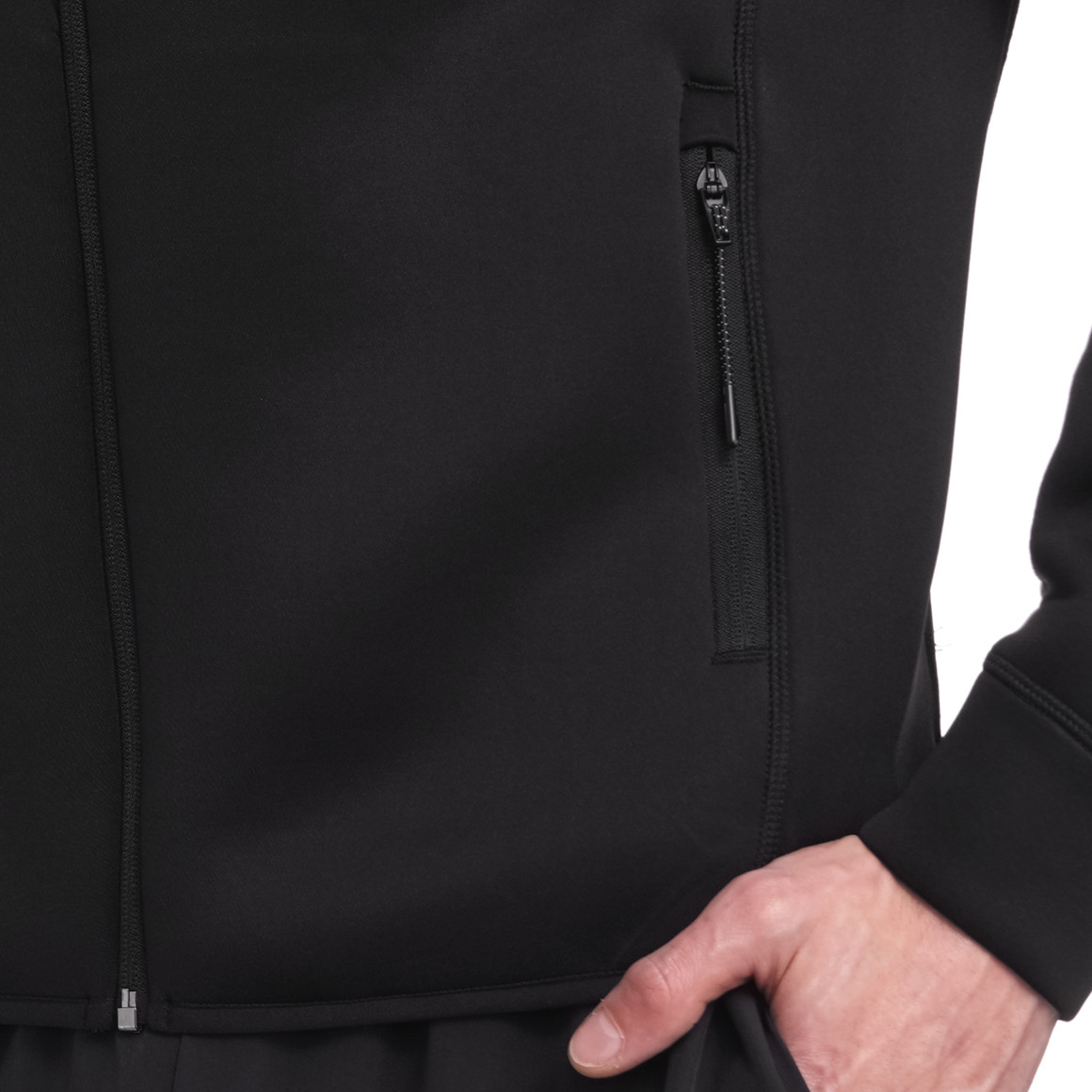 VanVaan Herren Sport-Jacke mit Kapuze schwarz