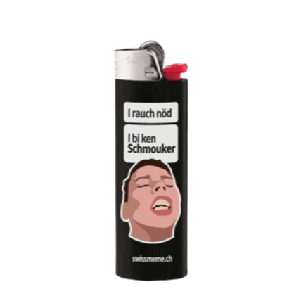 (8cm) Lustiges Feuerzeug mit Spruch Gasfeuerzeug Geschenkidee (006.00) - Schmouker