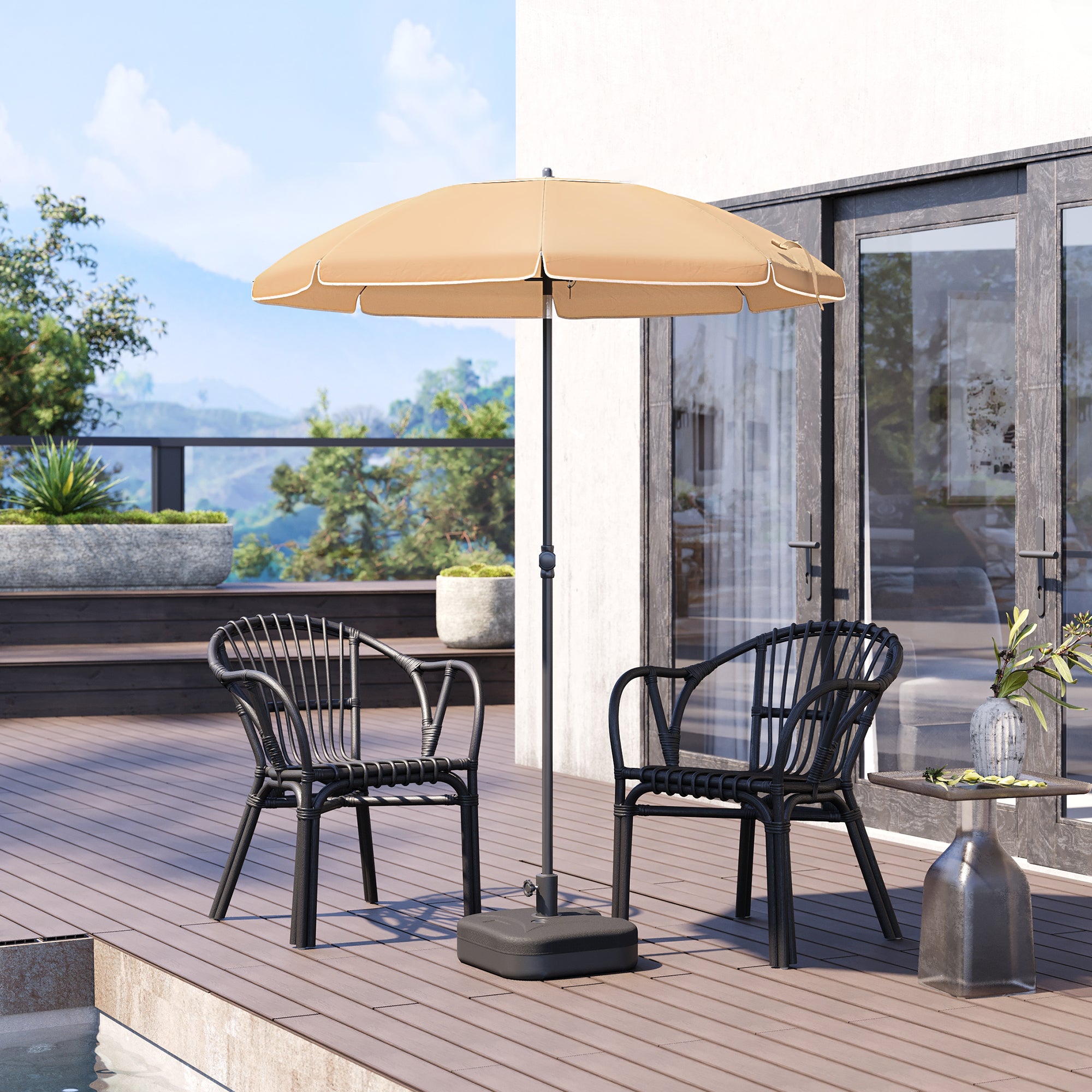 ACAZA Stokparasol Taupe
