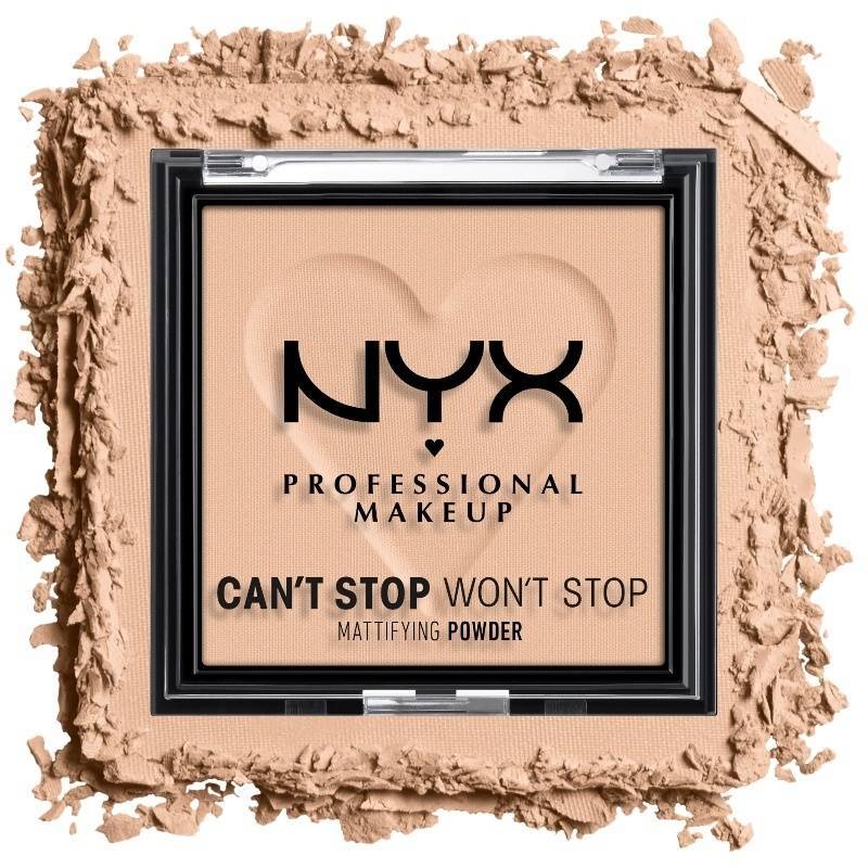 NYX Prof. Makeup Can't Stop Won't Stop Mattifying Powder 6gr. - Light Medium