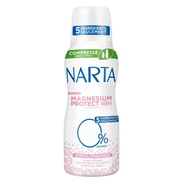 Desodorante Spray Narta Magnesium Protect para Mulheres 48h 150ml