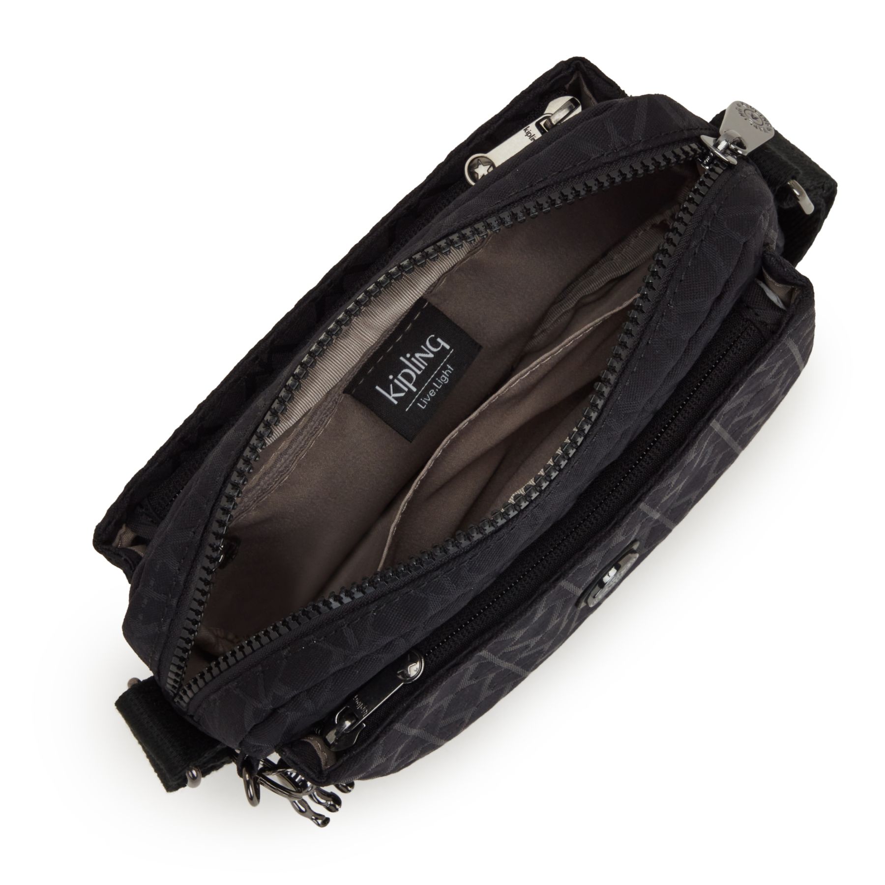 ABANU Mini Sac à Bandoulière avec Sangle Ajustable - Signature Black QVC