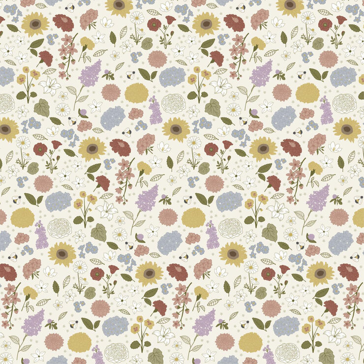 Ib Laursen Serviet Grand Ma's flowers 50 stk pr pakke Multi