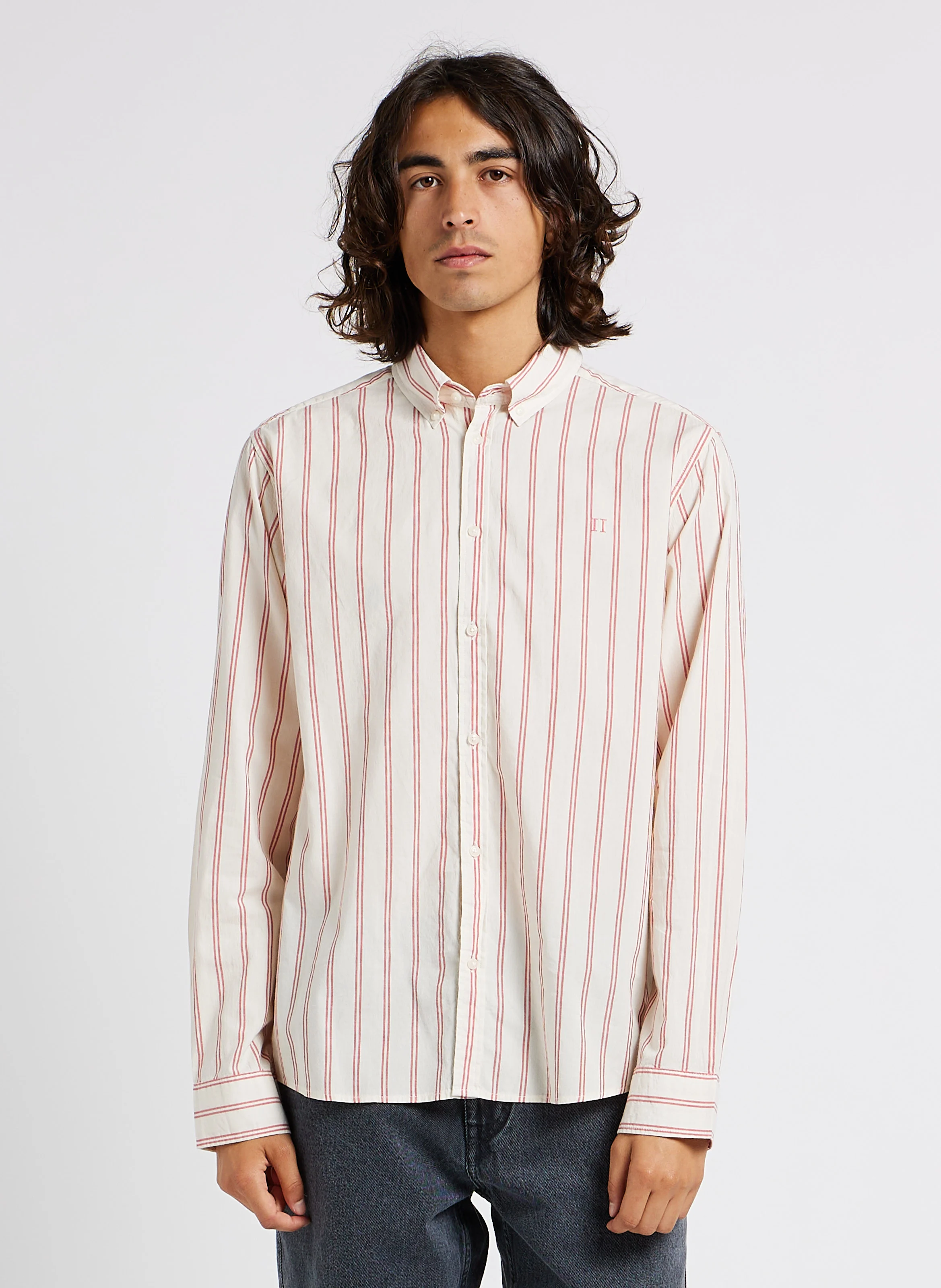 KRISTIAN - Chemise col américain en coton| Multicolore