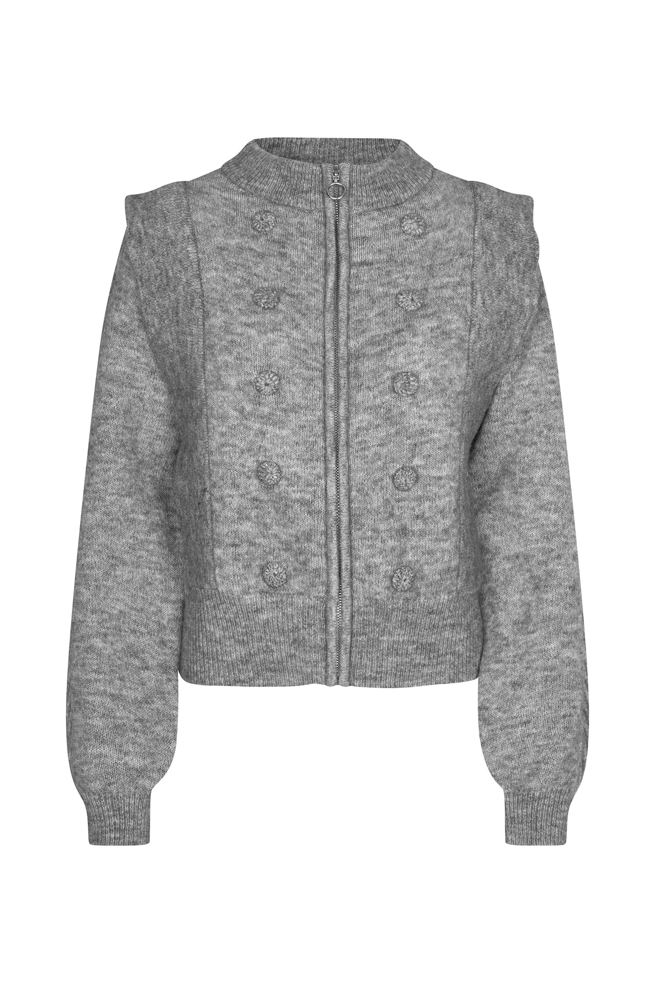Lollys Laundry  Novia cardigan - Light Grey Mel