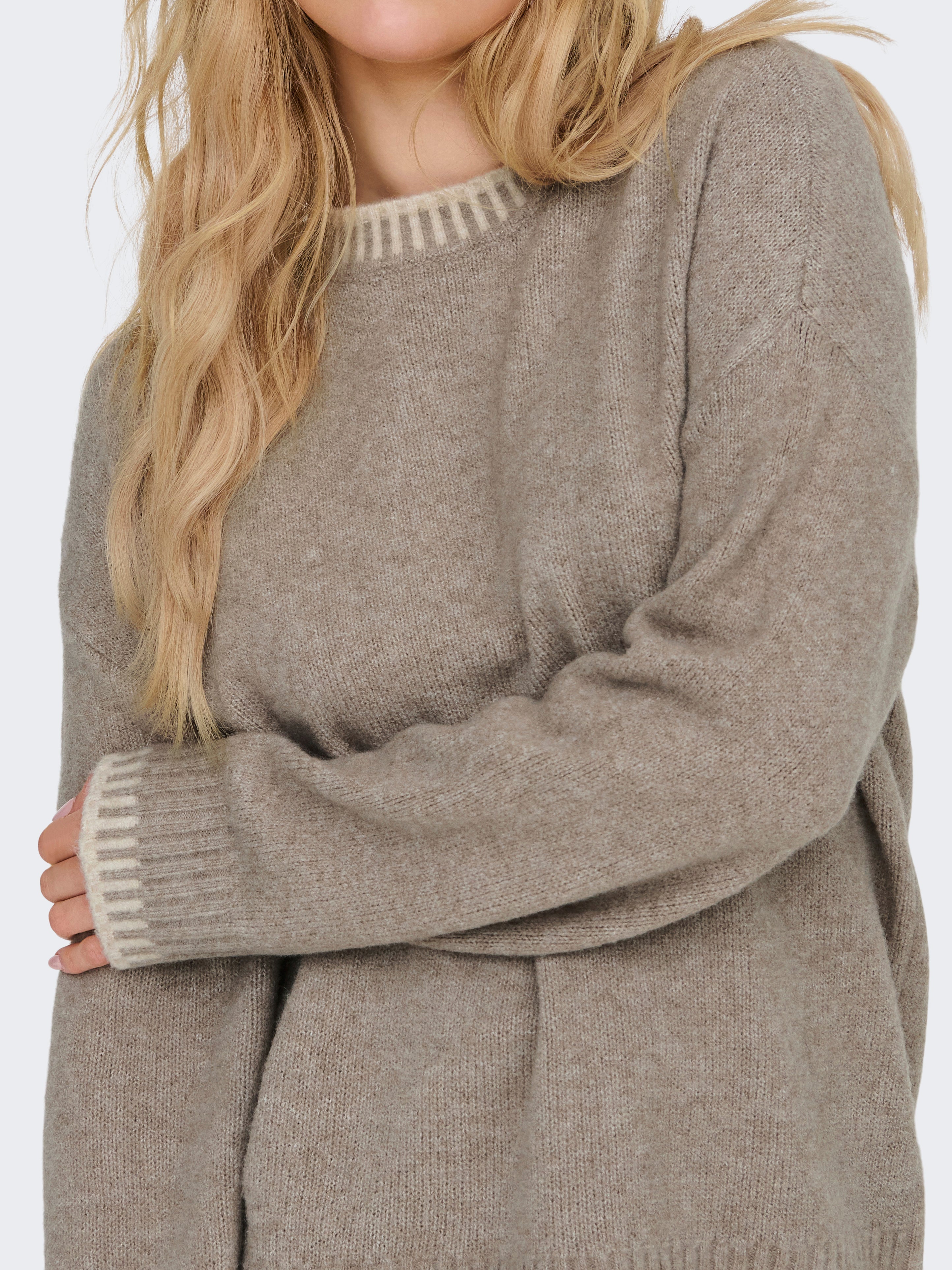 ONLSILMA Strickpullover Walnut