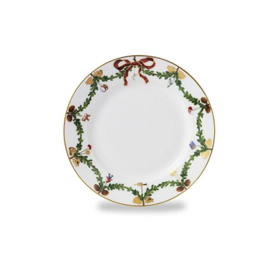 Royal Copenhagen  Stjerne Riflet tallerken - 19 cm.