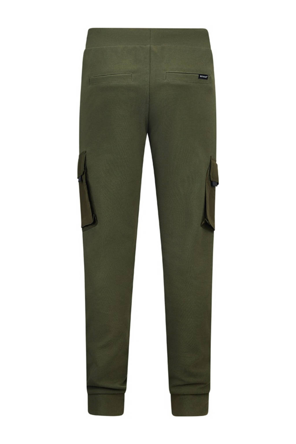 Retour Jeans straight fit cargobroek Kasper armygroen