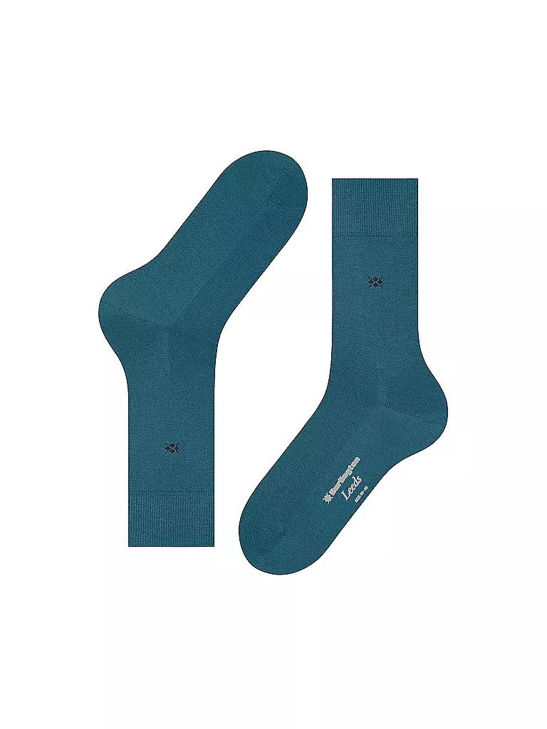 BURLINGTON Herren Socken LEEDS 40-46 lagoon türkis