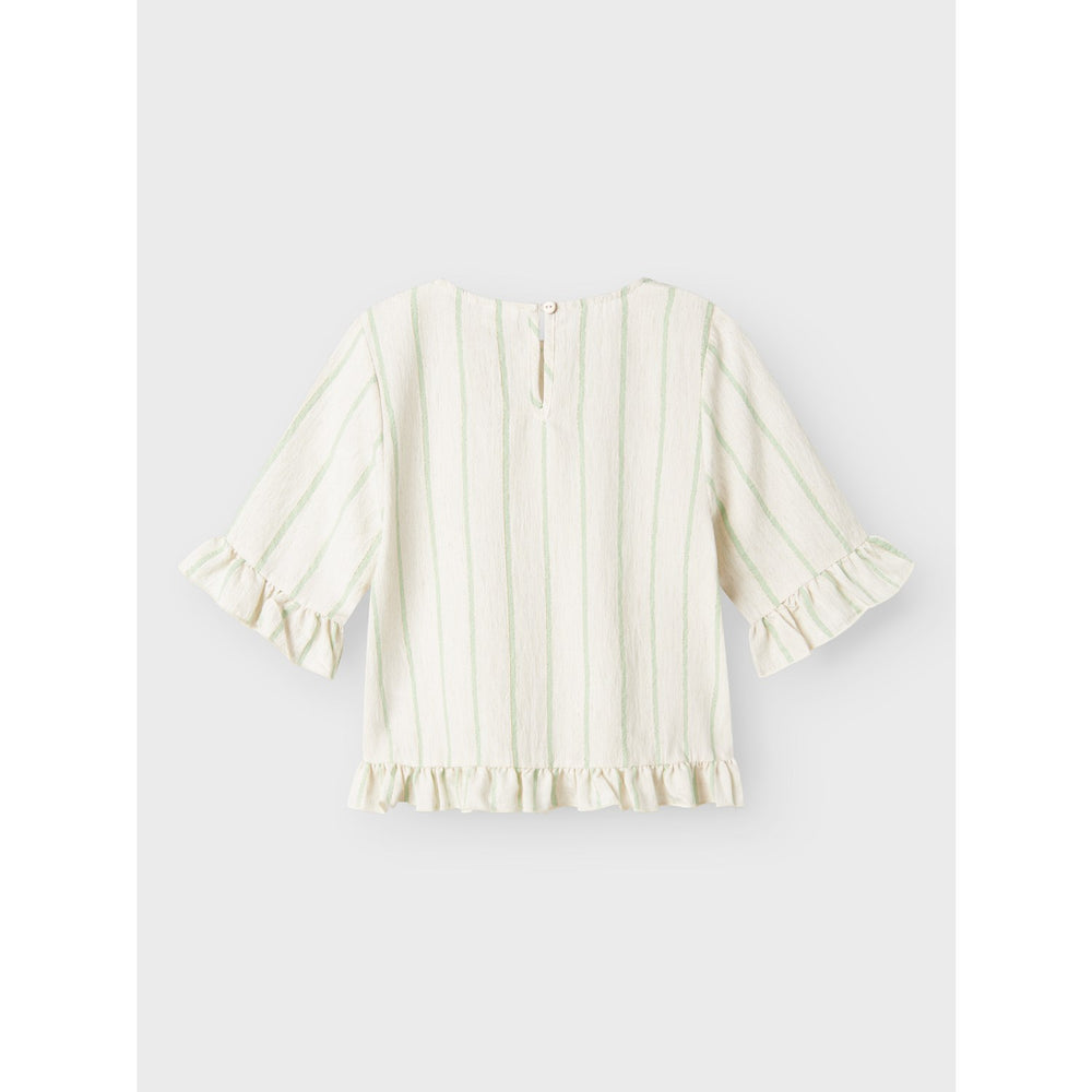 Køb Name It Arcadian Green Fizteks Bluse