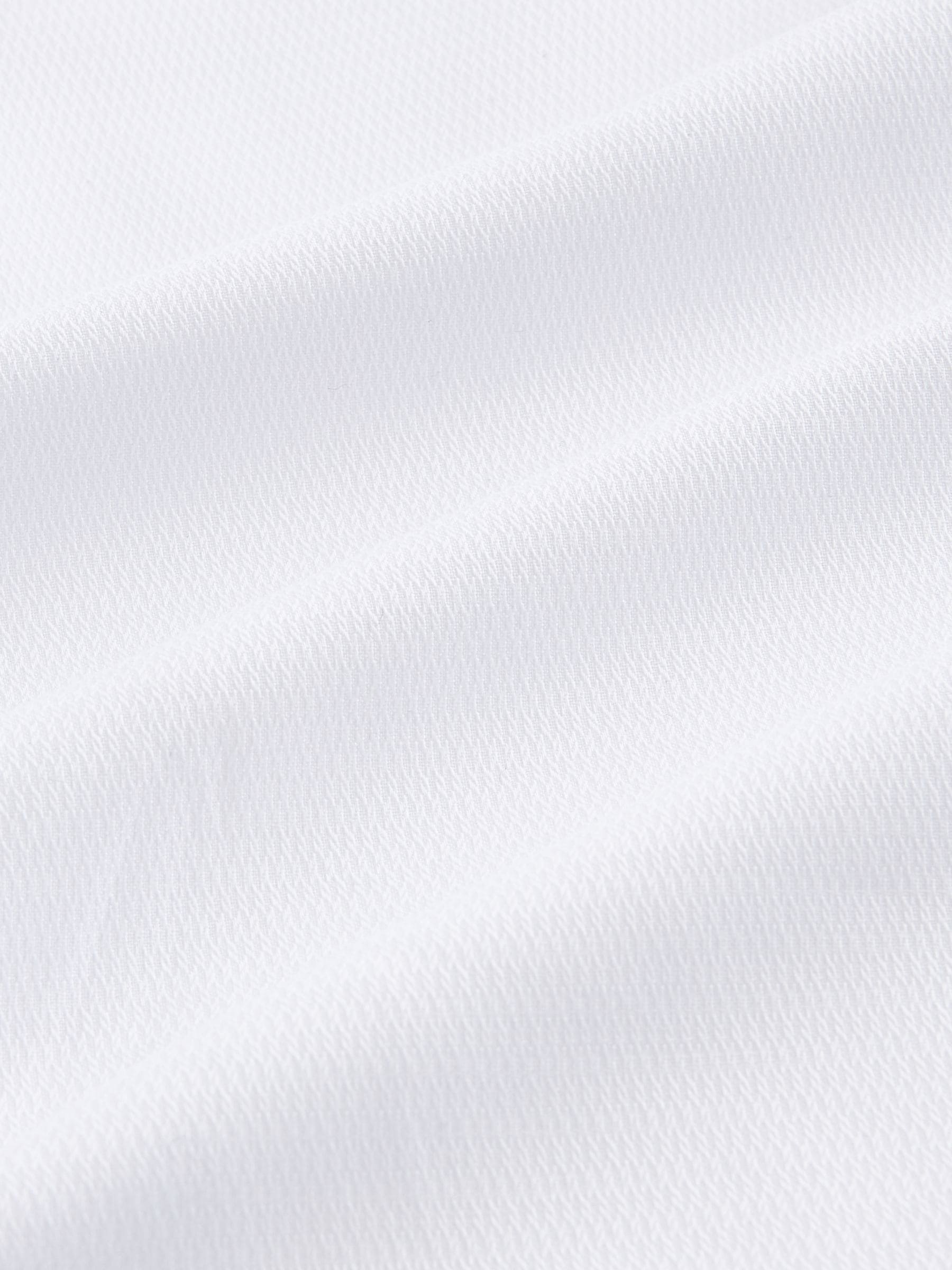 Wit - Easy Care Textured Slim Fit Single Cuff Smart Shirts 2 Pack
