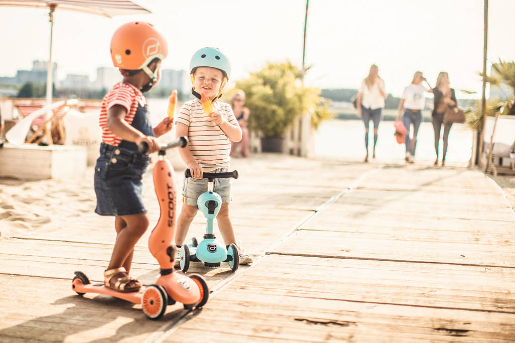 Geweldige uitvinding goede kwaliteit!step Highwaykick 1 - Peach
