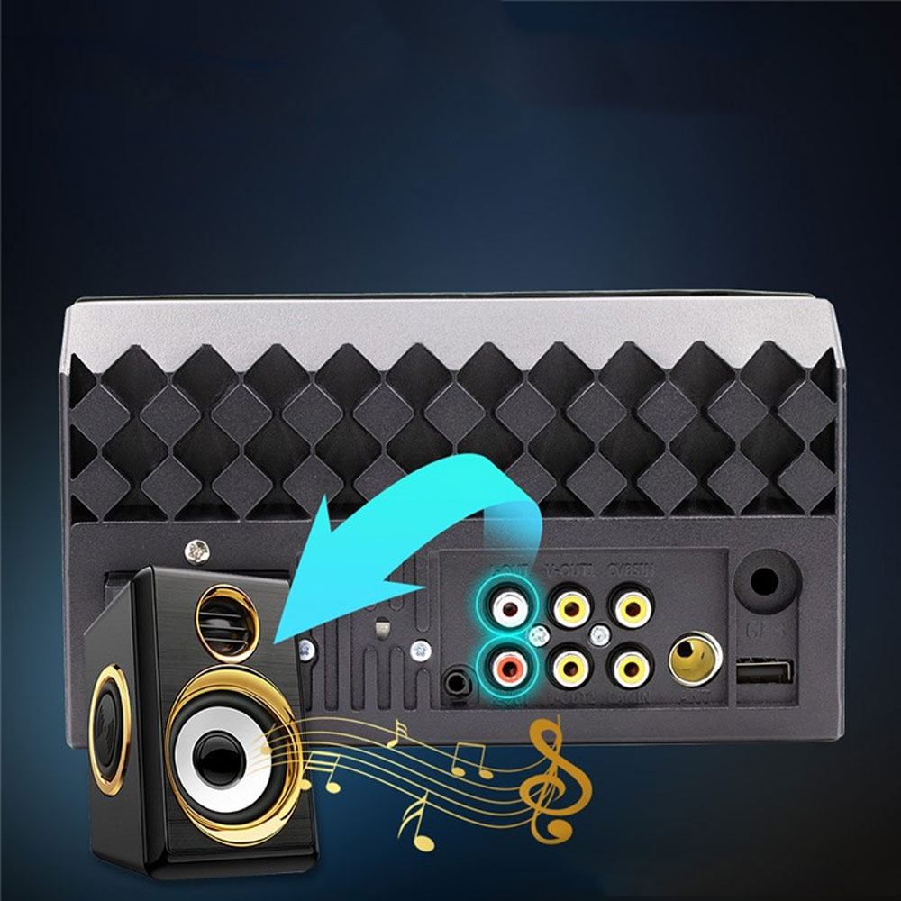 (178x100mm) Digitales Auto Radio FM Bluetooth MP5 Player mit 7