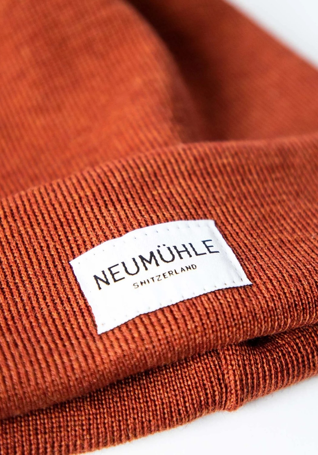Neumuhle Wollmütze Kiel Organic Merino Red Maple