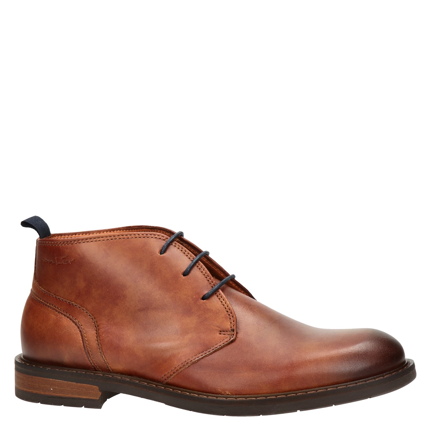 Van Lier Boston heren veterschoen Van Lier Cognac