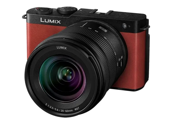 Panasonic Lumix S9   20-60mm F3.5-5.6 Lens, 24,2 MP, 12000 x 8000 pixel, CMOS, 6K Ultra HD, Berøringsskærm, Rød