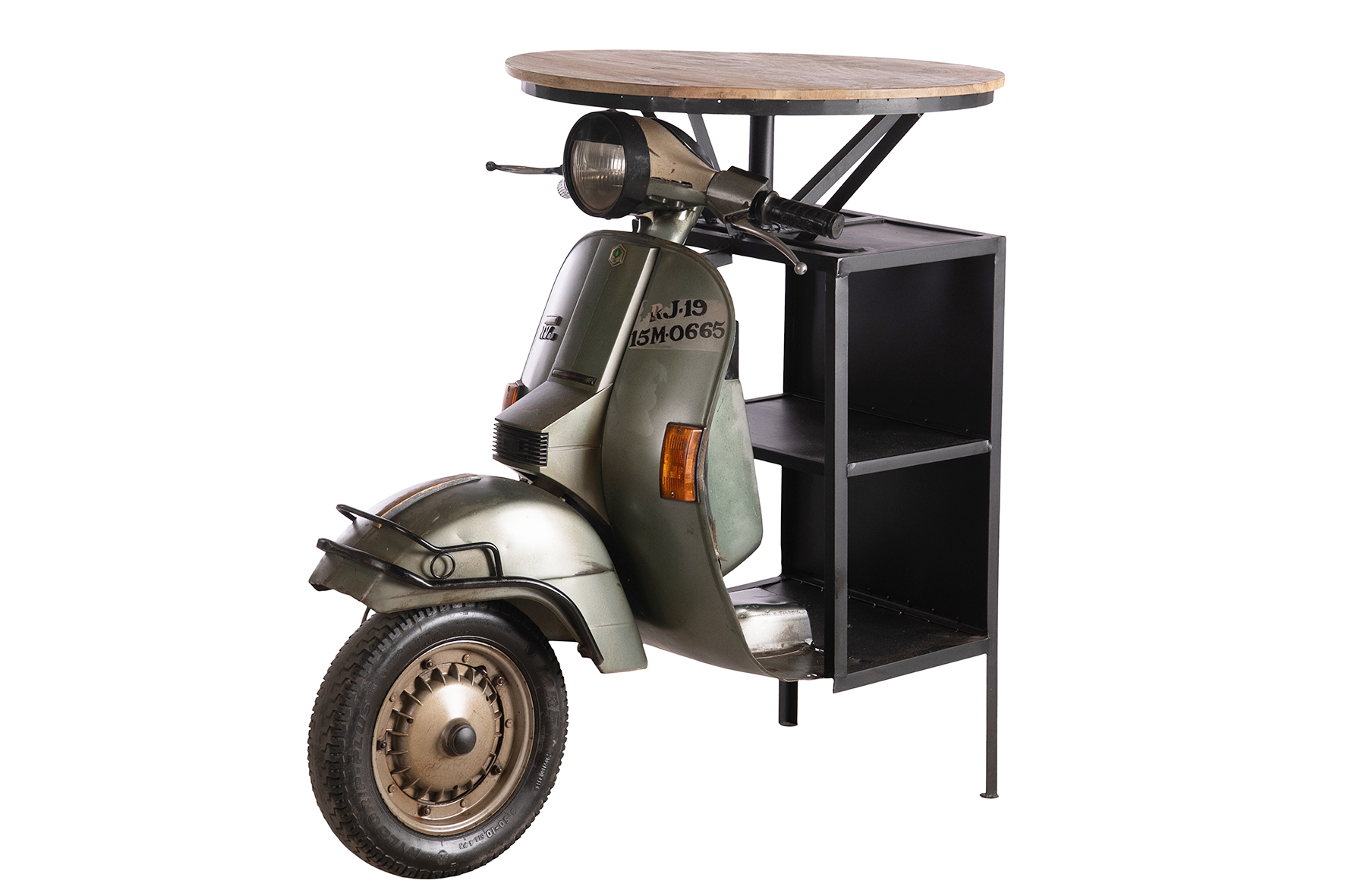 Vintage bartafel Scooter Vintage scooter bar tafel