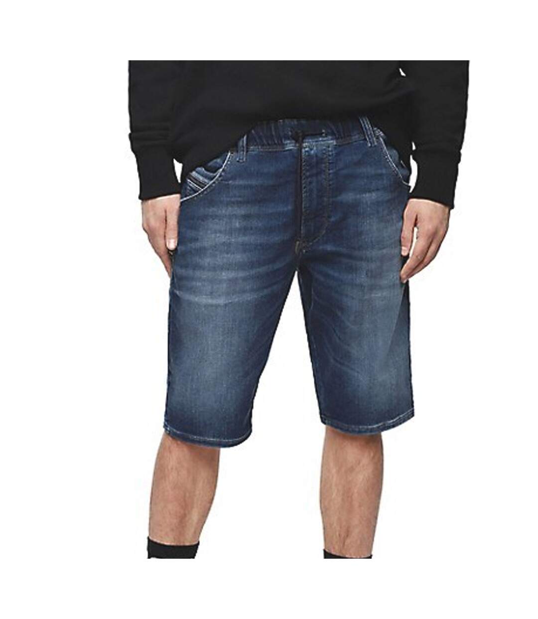 Short en jean Bleu Homme Diesel Calzoncini