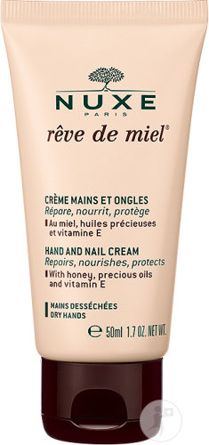 Nuxe Rêve De Miel Crème Mains Et Ongles Mains Desséchées Gercées Et Abîmées 50ml