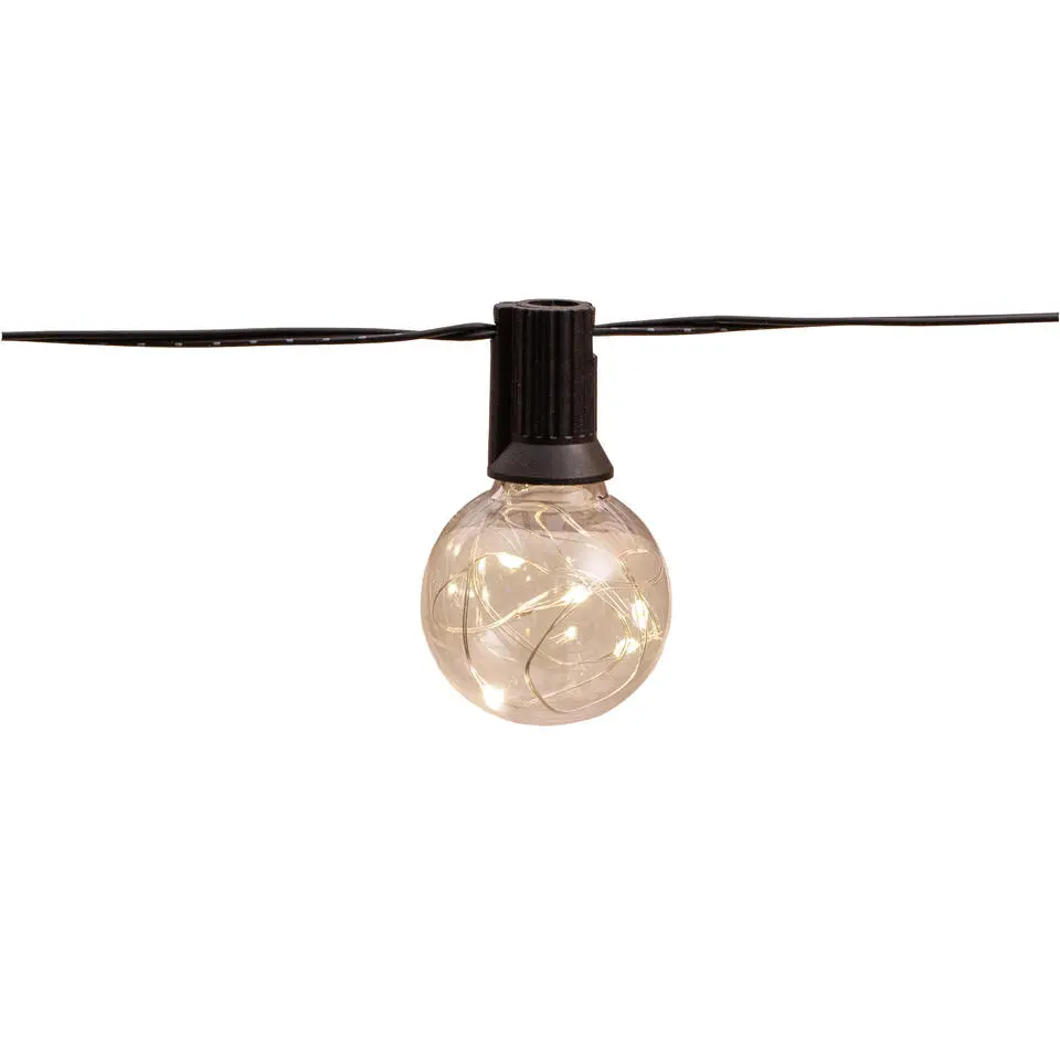 Anna's Collection Lichtsnoer - solar verlichting - warm wit - 450 cm