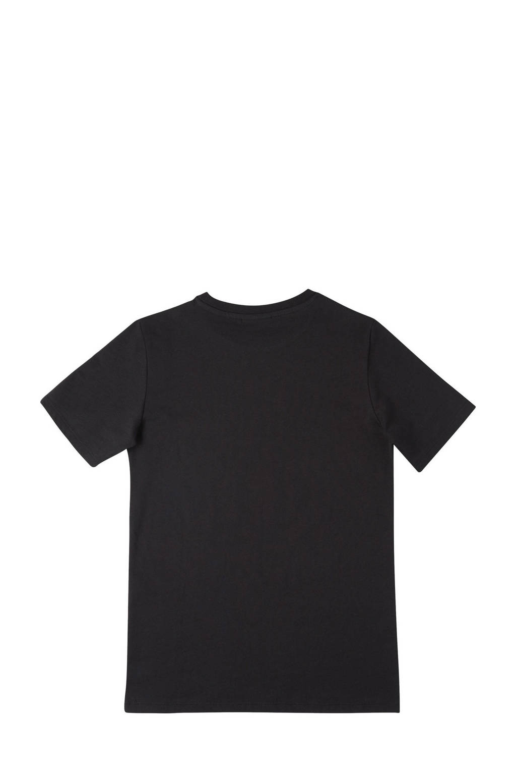 O'Neill T-shirt Wave met logo zwart/wit