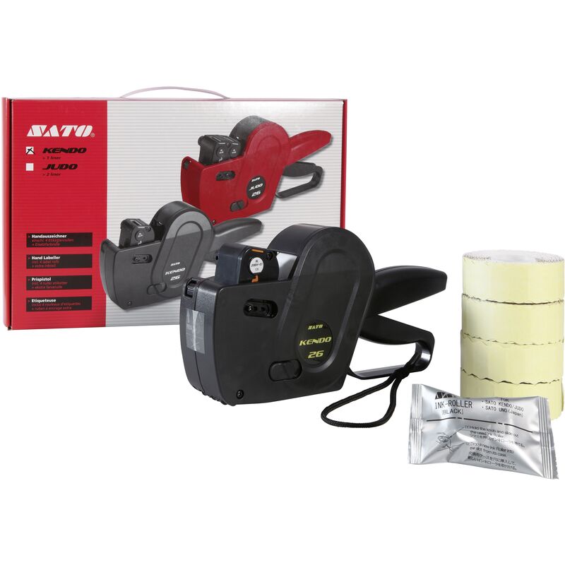 Sato Preisauszeichnungsgerät Kendo 26 1/6, Starter Set