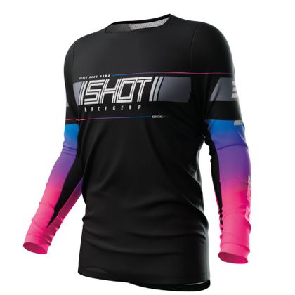 Maillot cross Shot CONTACT - INDY 2023 - Noir