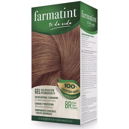 Farmatint - Gel Coloración Permanente 8r-rubio Claro Cobrizo