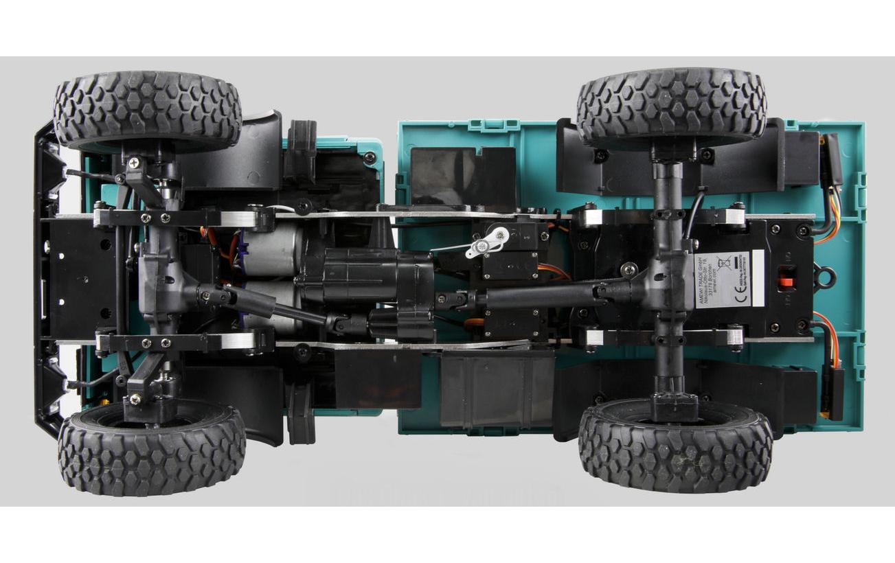 Mercedes-Benz Unimog Advanced 4WD Orange, RTR, 1:12<br>Originalgetreues Unimog RC-Modell mit 2-Gang Getriebe und Differentialsperren