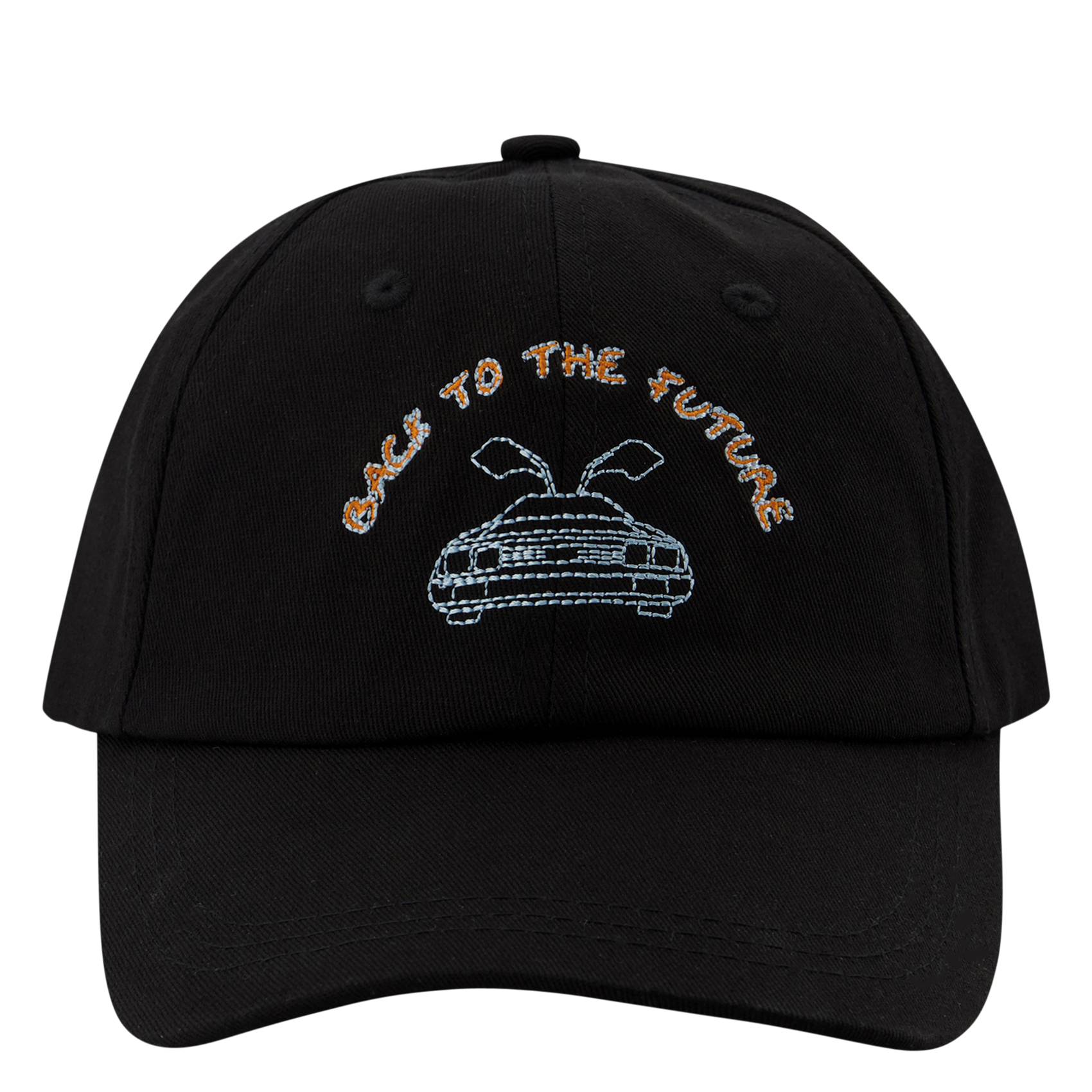 BEAUMONT BACK TO THE FUTURE - Casquette brodée en coton| Noir