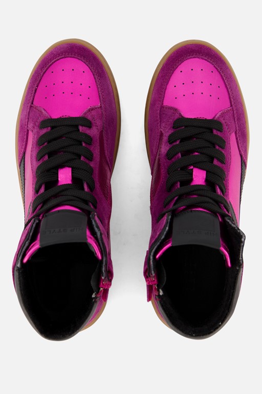 HIP hoge sneakers metallic roze