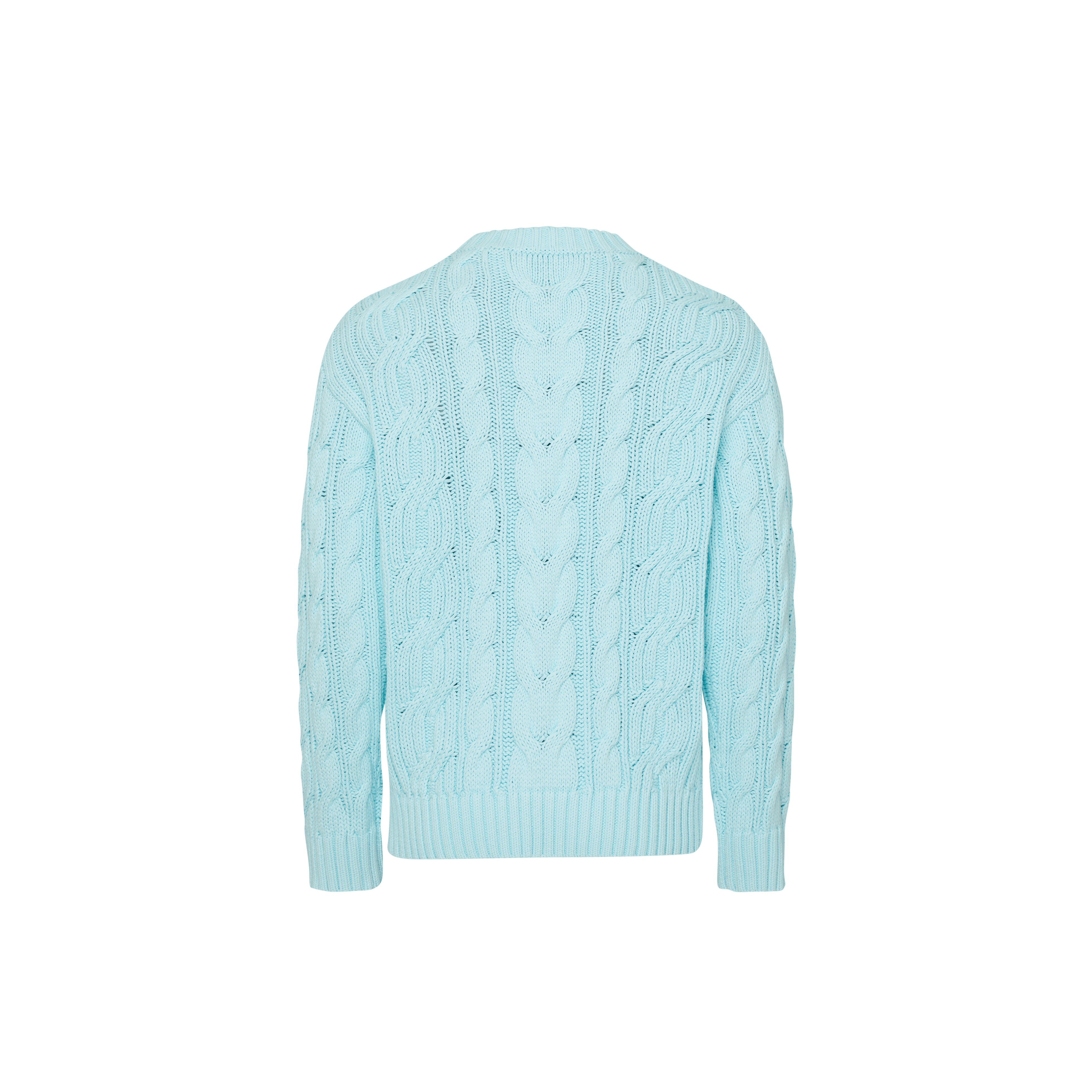 Pull en coton torsadé uni homme