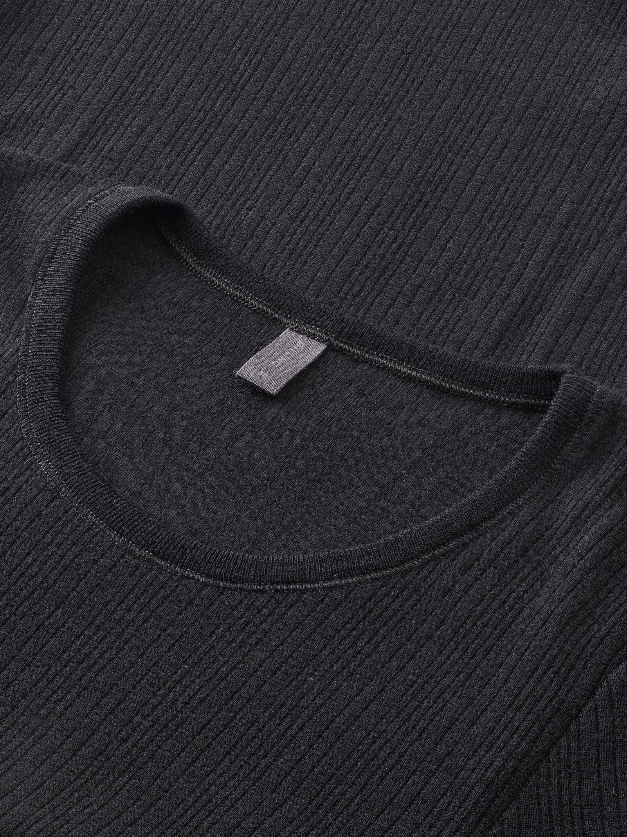 Shirt van merinowol voor dames in Zwart