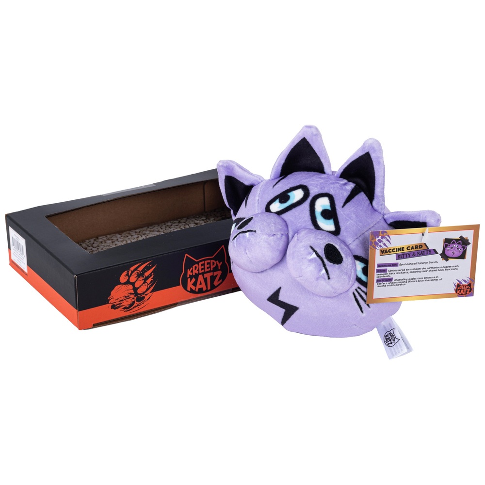 Kreepy Katz Katzentoilette 10cm Katty Kitty Plüschtier